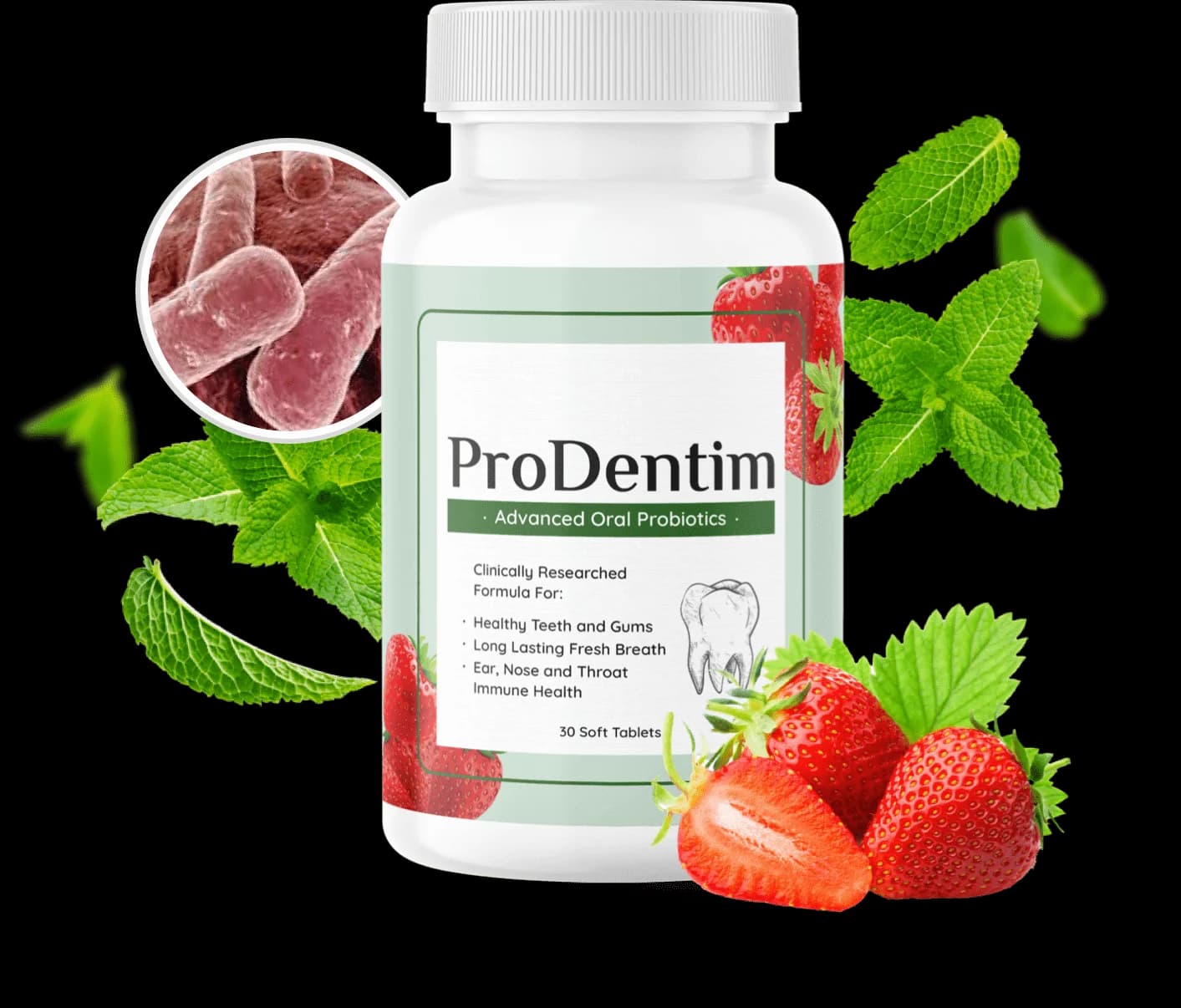 ProDentim Supplement Bottle for Oral Health Support